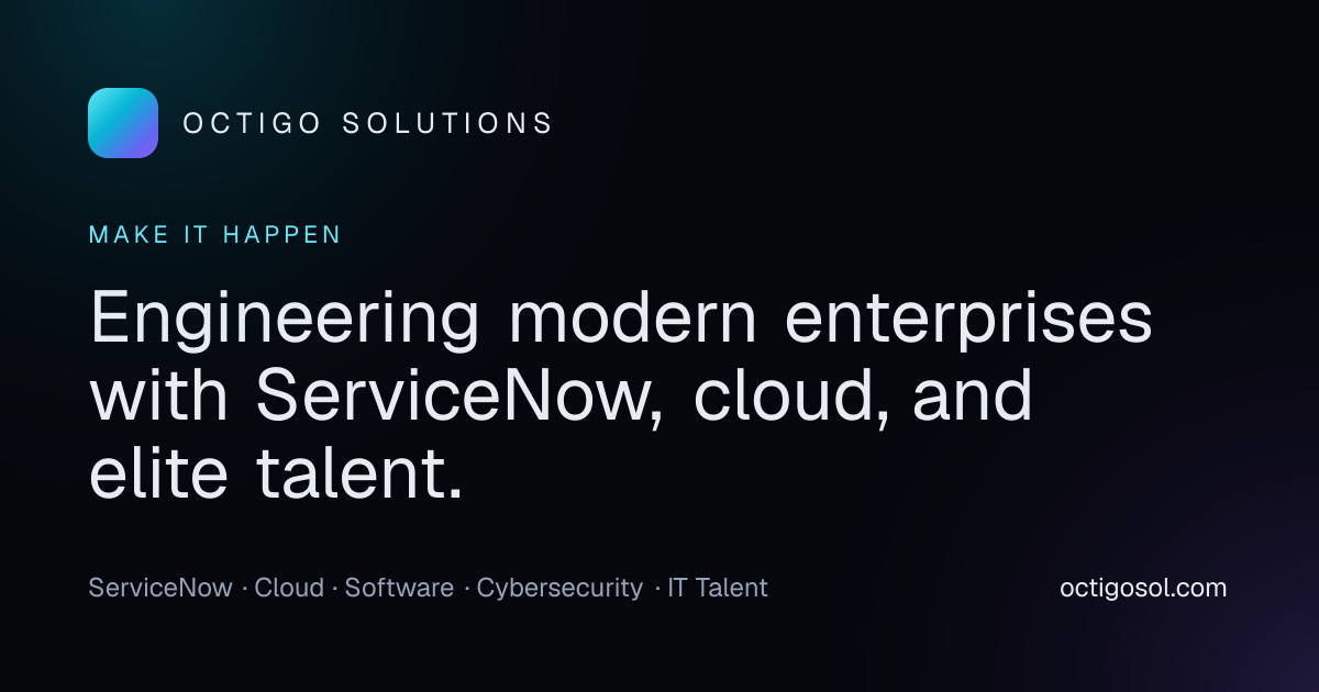 Octigo Solutions | Make IT Happen